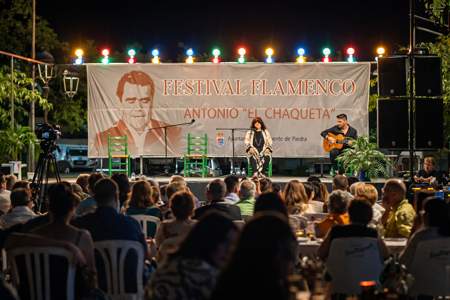 Fotografía del festival flamenco